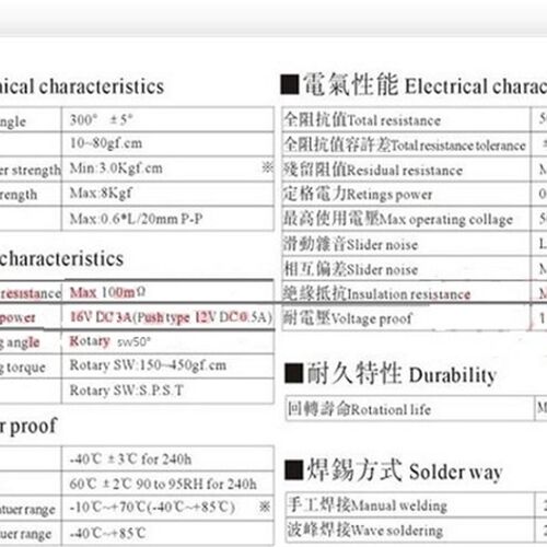 全新供应台产12型R123G电位器双联带开关B50K15KQ音量好质量