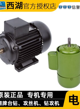 西湖台钻全铜专用电机YS7124T攻丝机马达YS7114T钻攻机电机YS8036
