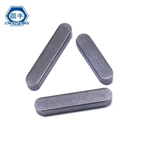 国标45钢加硬加大加长平键销GB1096 A型半圆22 24 25 28 32 36 40