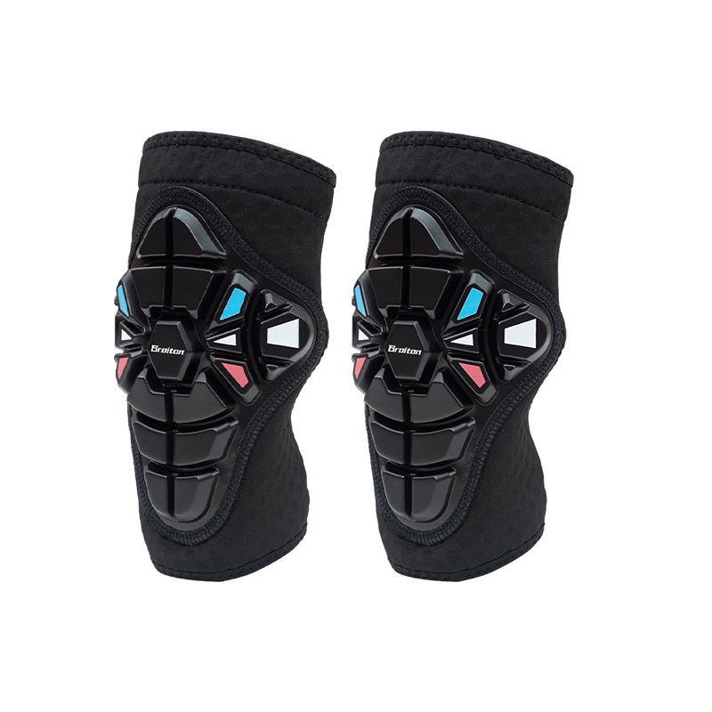 搏盾儿童平衡车软护具轮滑骑行自行车滑板护肘开放式滑步车护膝