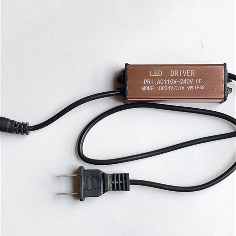 彩灯控制器防水装饰灯串插电变压器4.5V24V31V串灯带线插头转换器