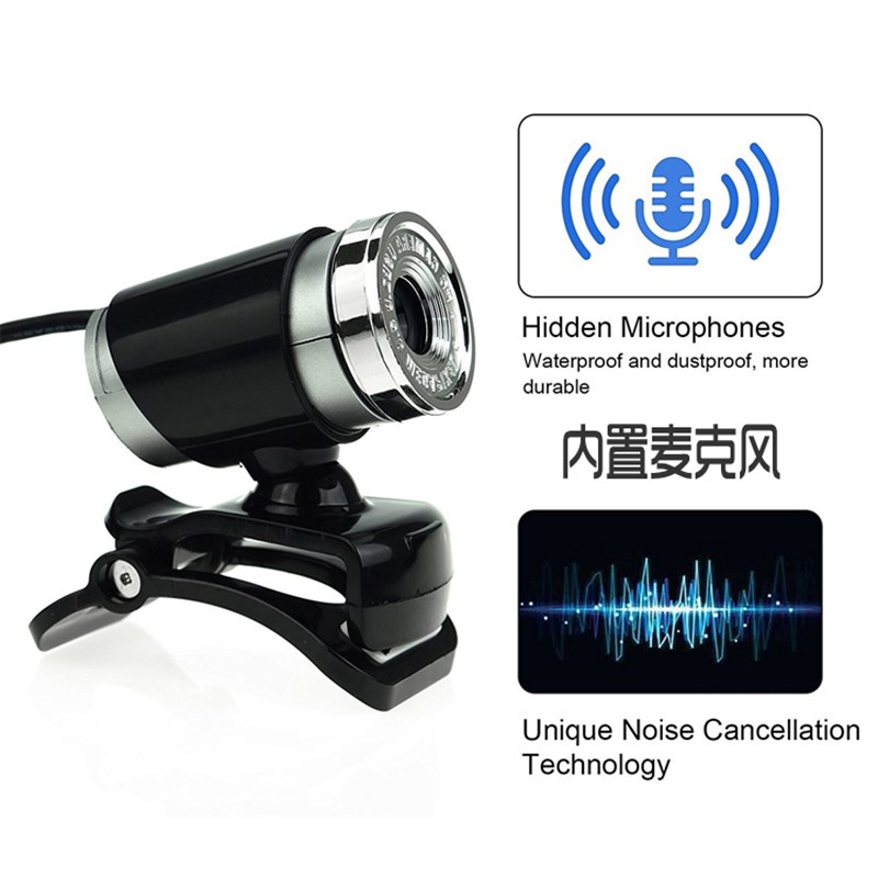 高清免驱动电脑镜头桌面网路考试面试内置麦克风笔记本影片安卓