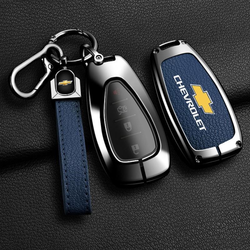适用雪佛兰钥匙包科鲁兹钥匙套创酷探界者迈锐宝xl钥匙金属壳挂扣