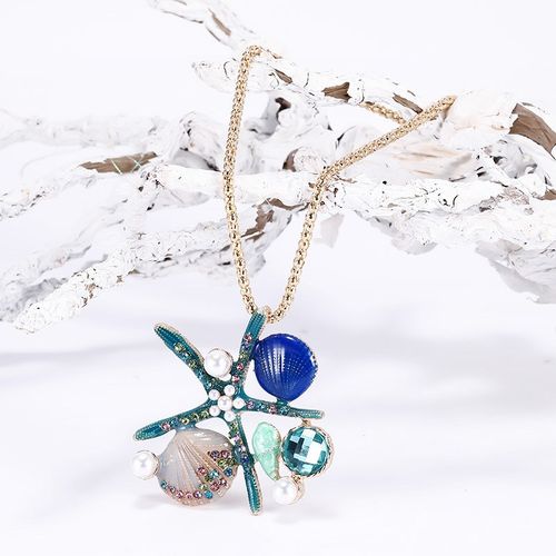 海洋系列创意礼品海星钥匙扣扇贝珍珠Q钥匙链汽车挂件