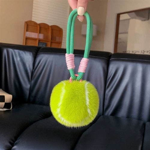 【大吉大利】可爱獭兔毛小橘子汽车钥匙I扣挂件毛绒书包包挂饰礼