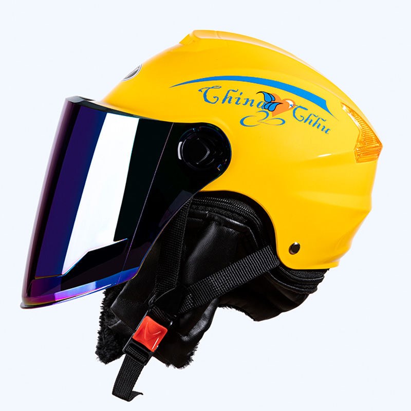 头盔安全帽保暖电瓶车o防雾摩托车四季夏季冬季帽男女士通用电动