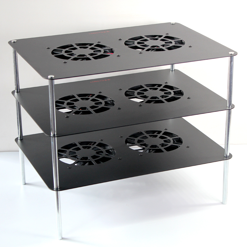 路由器散热架 交换机网件录像机 笔记本 机顶盒 散热器 12CM风扇