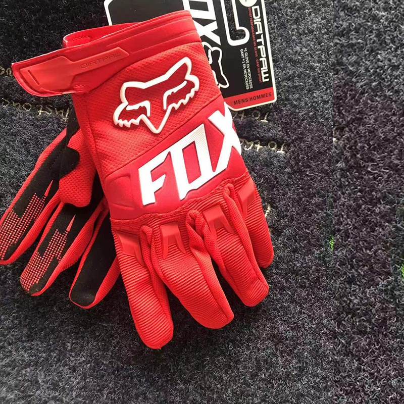 FOX骑行手g套儿童3-11岁摩托车骑行手套全指山地车速降防滑耐磨男