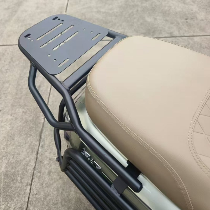 适用绿源F35/ZF35电动车护y杠加厚保险杠电瓶车后尾架后货架配件.