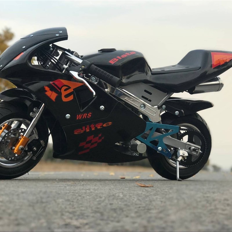 2022新款二冲四冲小跑车小趴赛 49cc迷你摩托车 单缸电启动街跑车