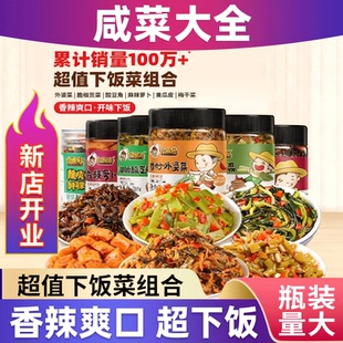小味儿咸菜大全高山麻辣萝卜干酸豆角梅干菜黄瓜皮贡菜豇豆下饭菜