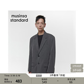 男士 外套musinsa 大码 廓形西装 standard 百搭宽松时尚 韩国春季