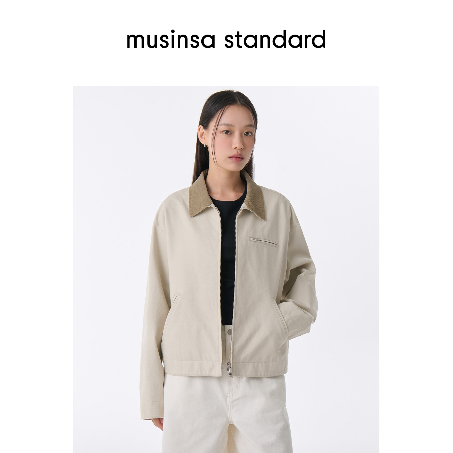 女士秋季时尚休闲工装夹克外套