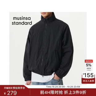 韩国26新品男士时尚休闲宽松高领夹克外套MUSINSA STANDARD