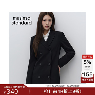 韩国26秋冬新品女士百搭时尚西装连衣裙MUSINSA STANDARD