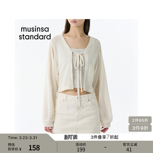 新品 musinsa 女士时尚 开衫 standard 通勤日常舒适长袖 韩国26春季