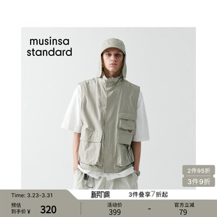 新品 背心musinsa 男士 百搭潮流简约工装 standard 时尚 韩国26春季