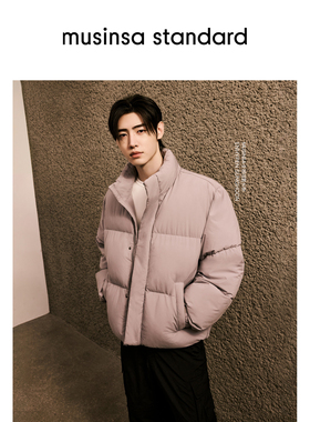【朴成训同款】韩国25秋冬男士立领轻便棉服外套musinsa standard