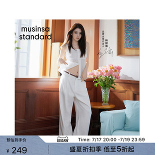 韩国26夏季韩素希同款女士直筒宽松牛仔裤MUSINSA STANDARD