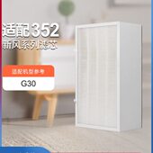 适配352新风机滤芯G30过滤网初中效过滤器空气净化器滤芯过滤花粉