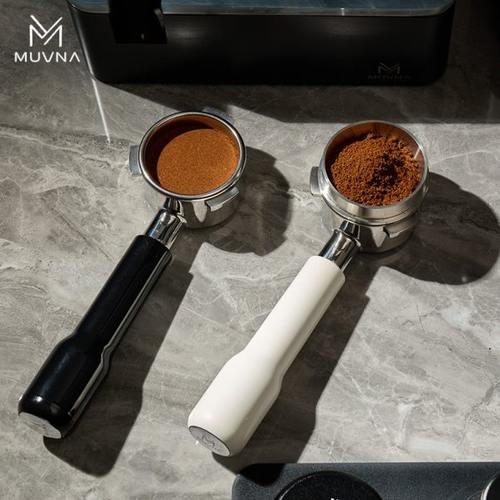 MUVNA铂富咖啡机改装无底手柄8系54mm9系58mm专用304不锈钢带粉碗