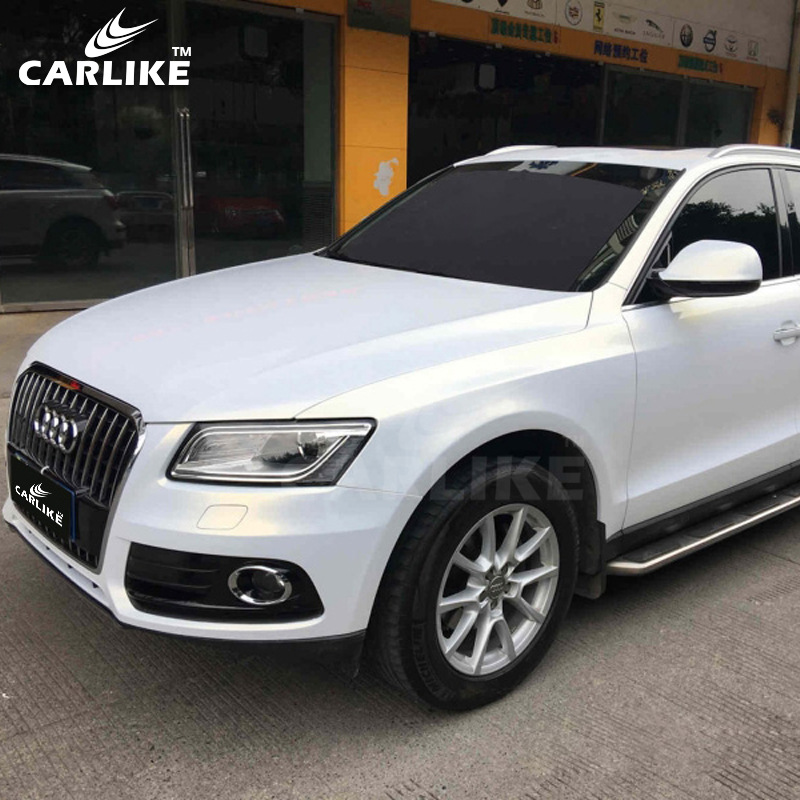 卡莱克幻彩珠光改色膜哑面曙光白变色龙白变金车身贴纸白变蓝贴膜