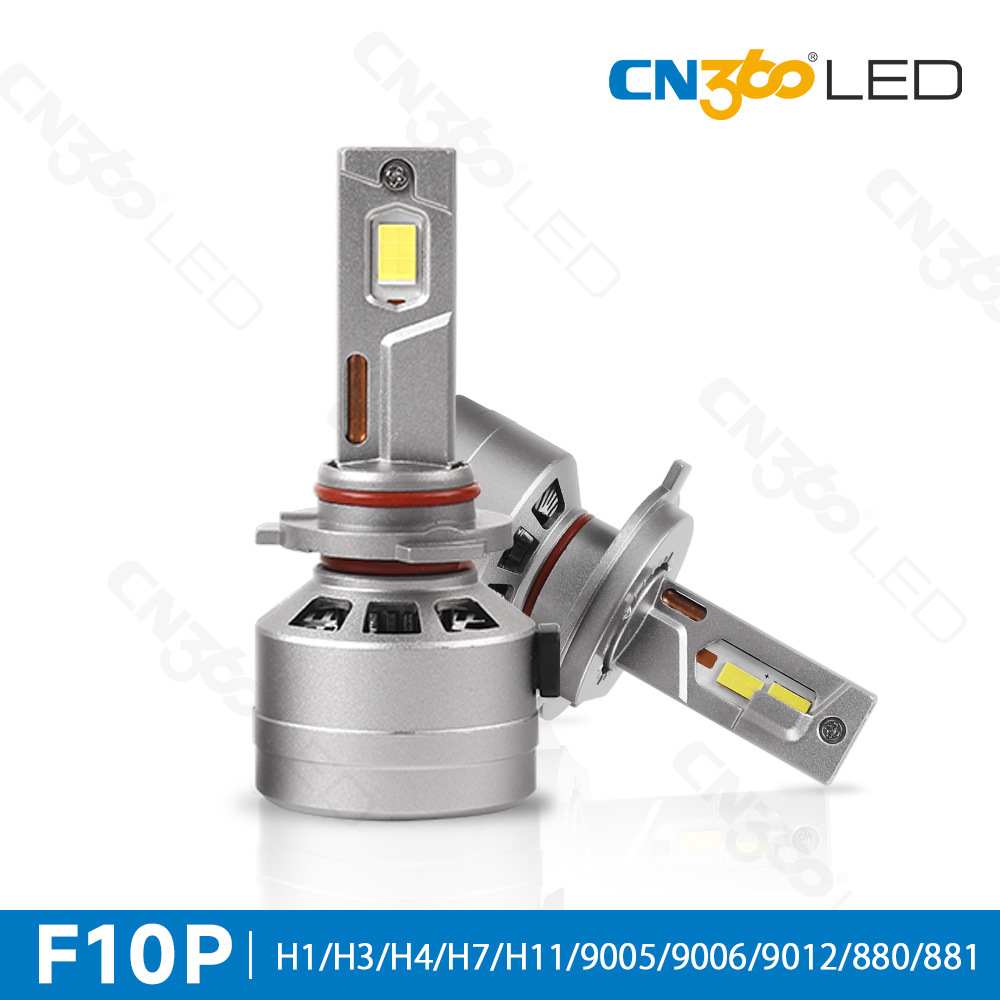 cn360 F10P款250W汽车led大灯超亮双铜管功率可调冷白光远近光灯H