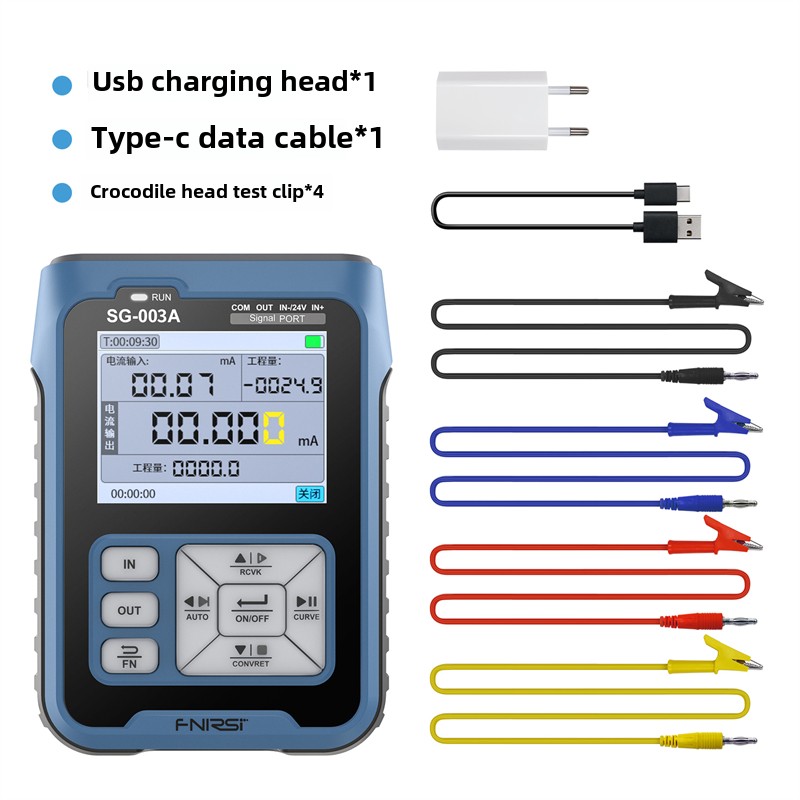 FnirsiSg-003A多功能信号发生器4-20Ma电压和电流模拟过程校准仪