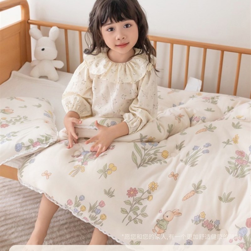 A类儿童幼儿园小被子宝宝午睡春秋冬季加厚120x150cm棉被被芯
