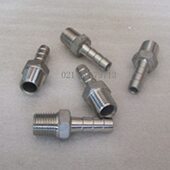 304宝塔外丝直通终端1 软管接头 4φ8 皮管接头 不锈钢水管接头