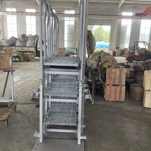 鹤管活动梯三步四步五步带扶手可移动折叠取样梯槽车采样梯伸缩梯
