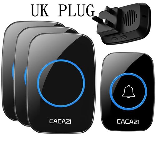 香港澳门无线门铃英规智能英式插头远距离接收不用电池遥控英标