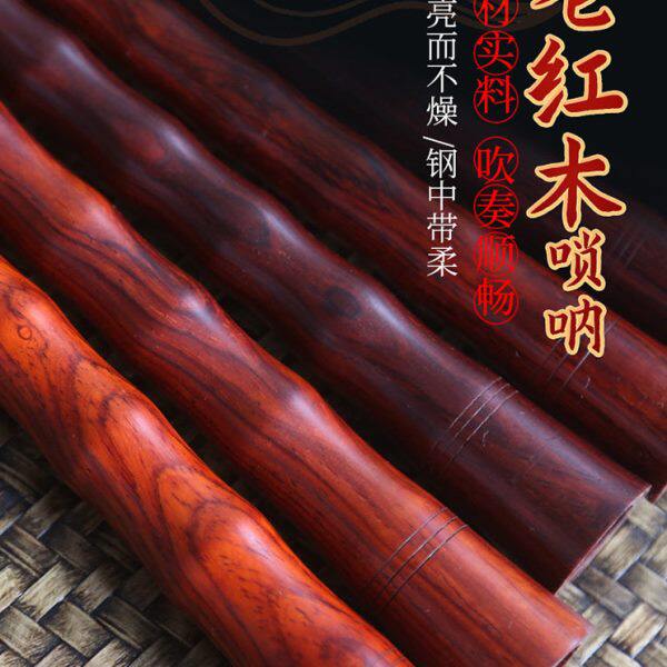 玄鹤唢呐乐器全套初学者专业老红木小唢呐  小G/小F/E/降E/D/C调