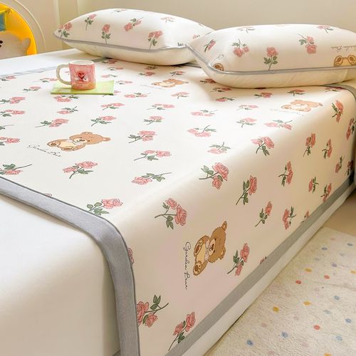 2024新款夏天冰丝凉席可水洗机洗竹席草席夏季折叠软空调席子床单