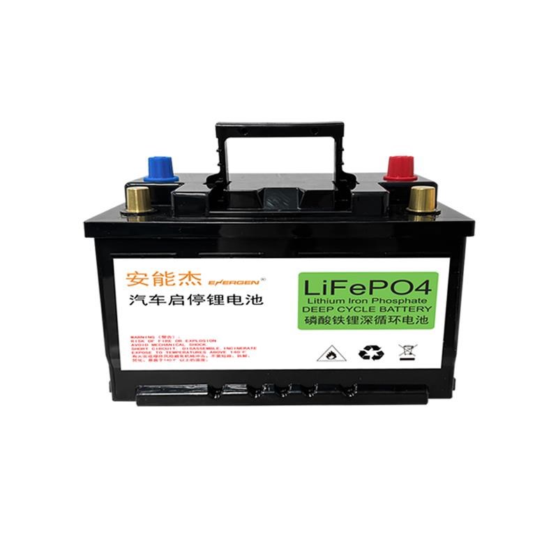 汽车启停磷酸铁锂电池12vA大容量新能源电瓶蓄免维护安全