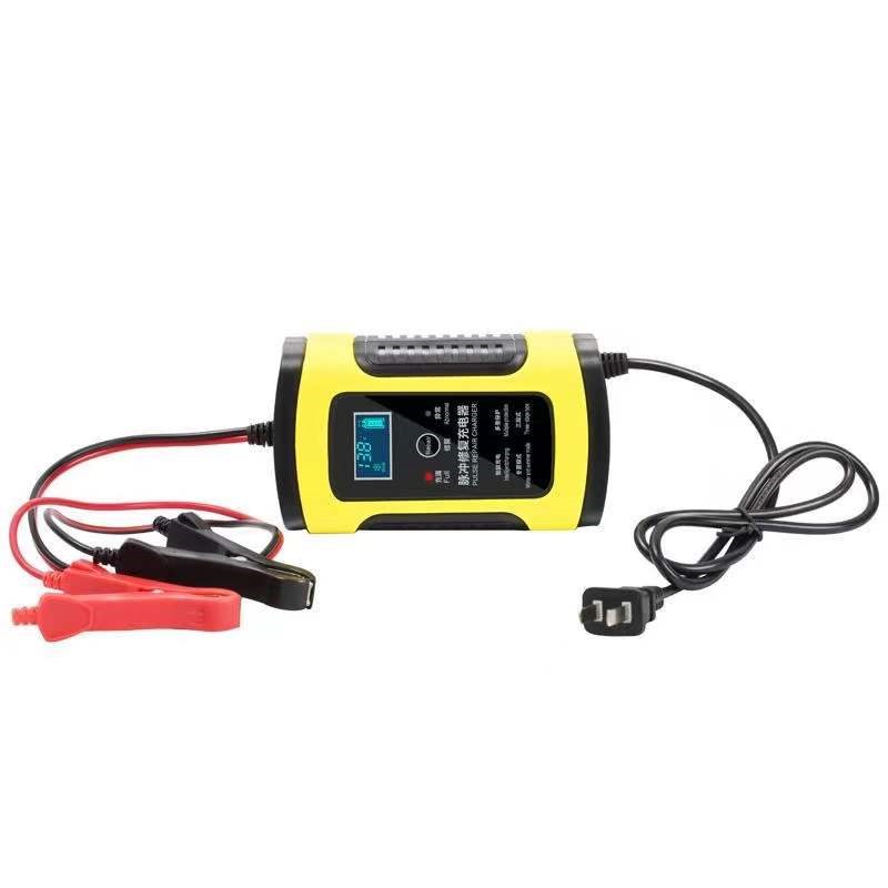 摩托车电瓶汽车充电器12vu24v智能喷雾器干铅酸蓄电池冲通用大功