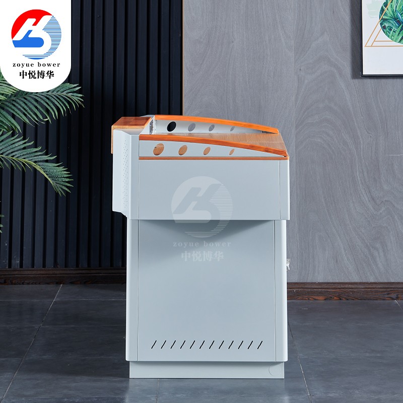 学校多媒体讲台钢制班班通教室电子讲桌多功能教师教学讲台桌定制