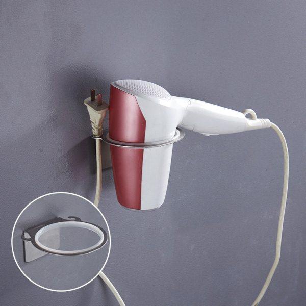 顿鼎304不锈钢吹风机架电吹风架卫生间置物架 免打孔壁挂8342,家庭/个人清洁工具,吹风机置物架,淘宝优惠券,粉丝福利购,淘宝优惠卷