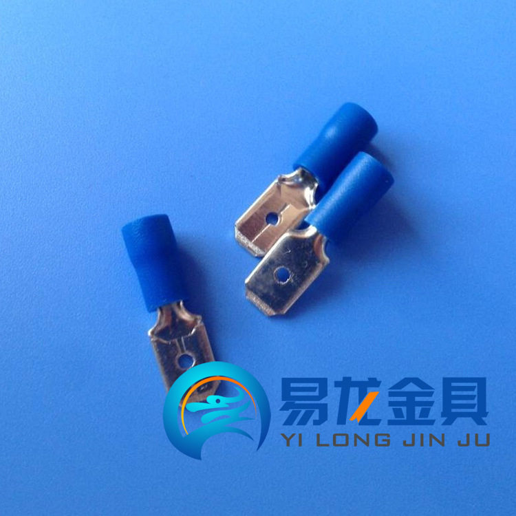 公型预绝缘端子MDD1.25/2/5.5(110/187/250)铜线耳鼻铜接线ZT