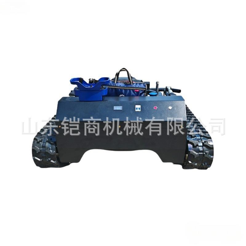 履带式遥控割草机全地形家用小型碎草机园林开荒程大马力除草机