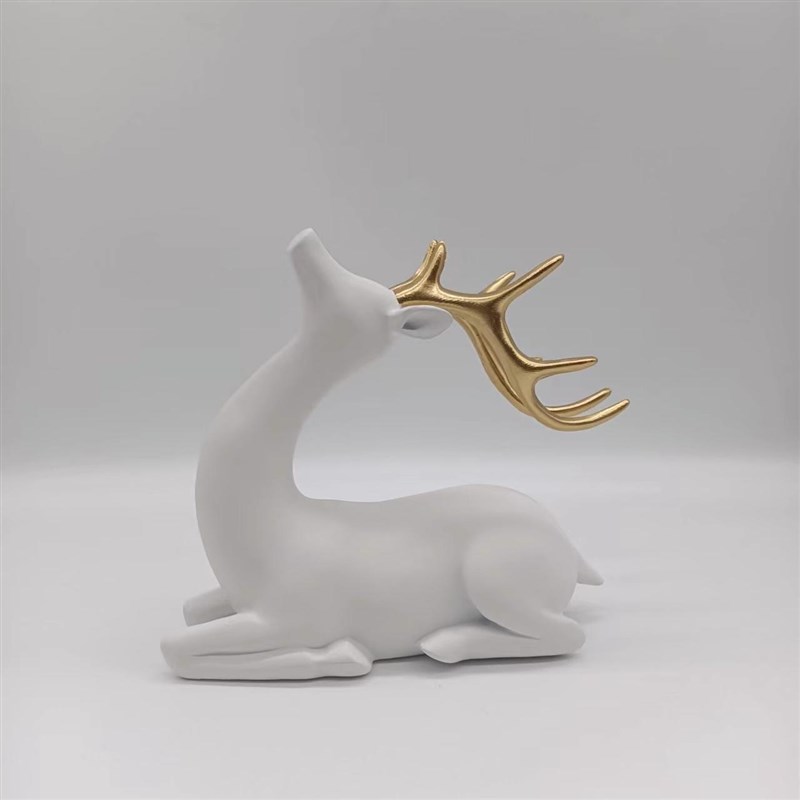 鹿摆件创意家居饰品室内客厅酒柜茶几电视柜玄关房间布置艺术摆设