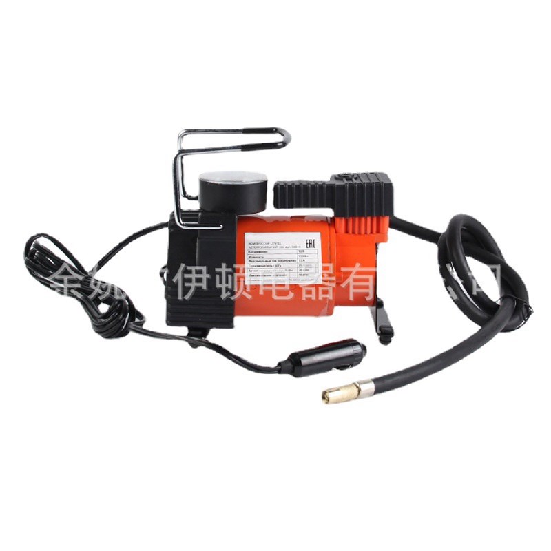 轮胎充气泵车载充气泵便携式汽车充气泵单缸充气机