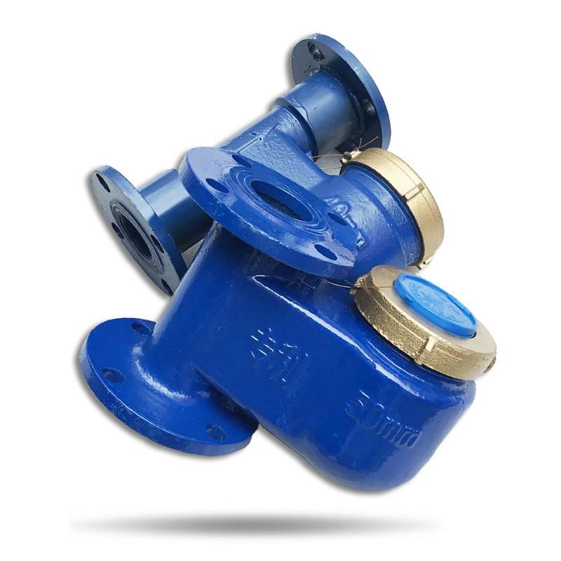 上进32/40水表DN50 65 80 100mm 2寸 4O寸立式法兰水表冷热水竖式