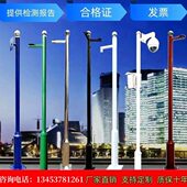 监控立杆不锈钢灯杆立柱杆支架定制2米2.5米3米3.5米4米5米6米