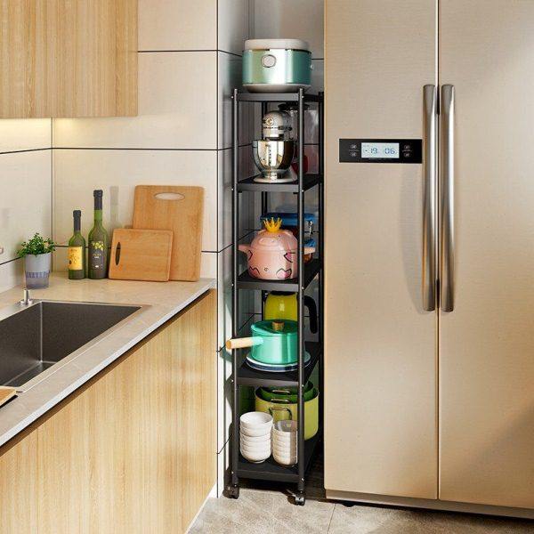 多功能厨房置物架落地多层微波炉收纳架夹缝置物架储物架子可移动,家居饰品,落地摆件,淘宝优惠券,粉丝福利购,淘宝优惠卷