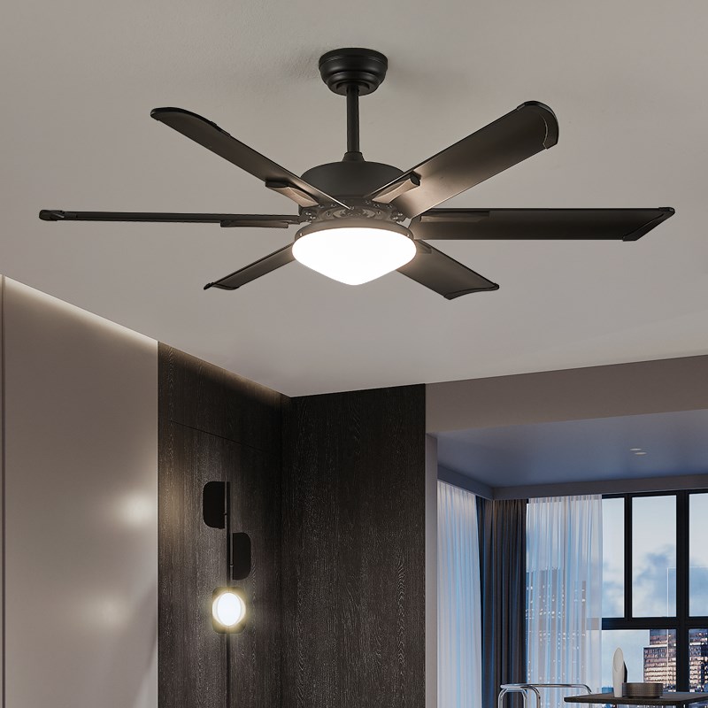 户外吊灯 风扇灯凉亭庭院阳光房别墅吊扇铝合金大风力变频吊扇灯