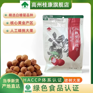 广东桂康白糖罂荔枝干绿色食品无添加剂优质大荔枝肉干果送礼袋装