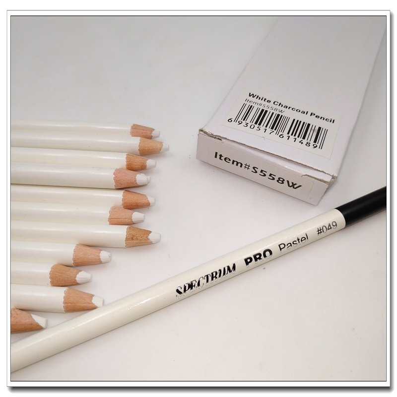 外贸美国原单白色专业炭笔白铅笔粗芯裁剪白色划线炭画素描高光笔,自行车/骑行装备/零配件,轻便车/通勤自行车,淘宝优惠券,粉丝福利购,淘宝优惠卷
