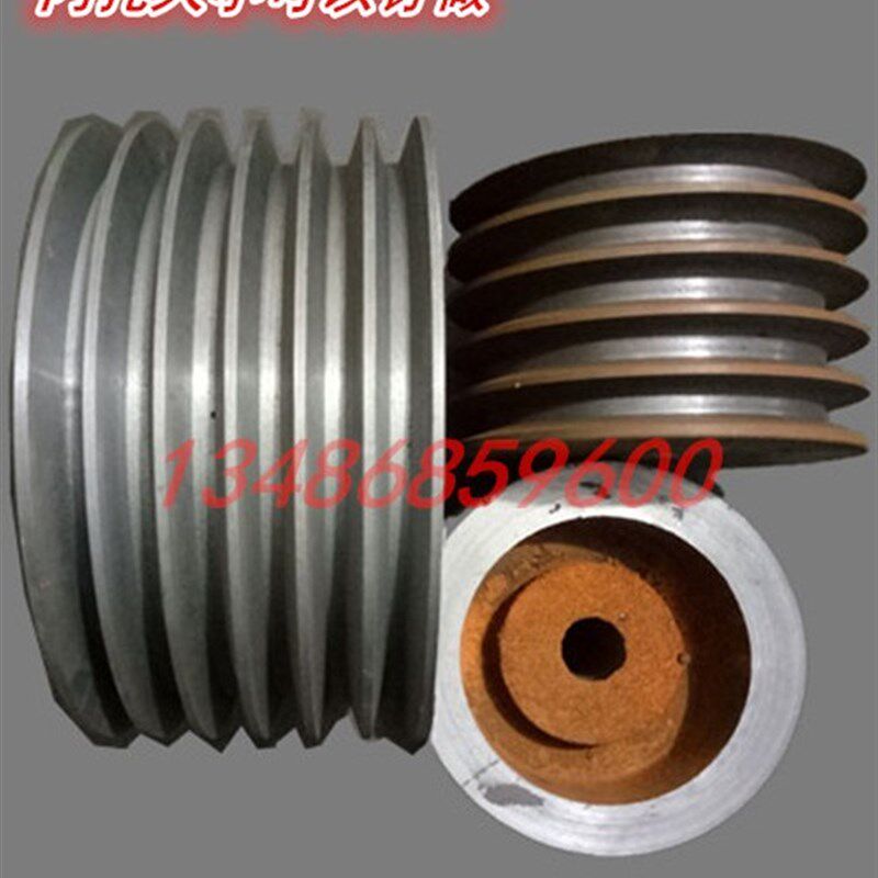B型5槽/B5三角皮带轮平皮带盘各种非标都可定做100MM--600MM