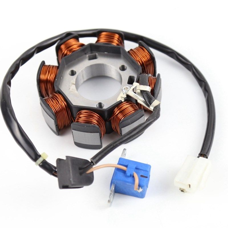 适用韵彩QS100T 丽彩QS125T-2磁电机线圈定子转子磁钢触发线圈